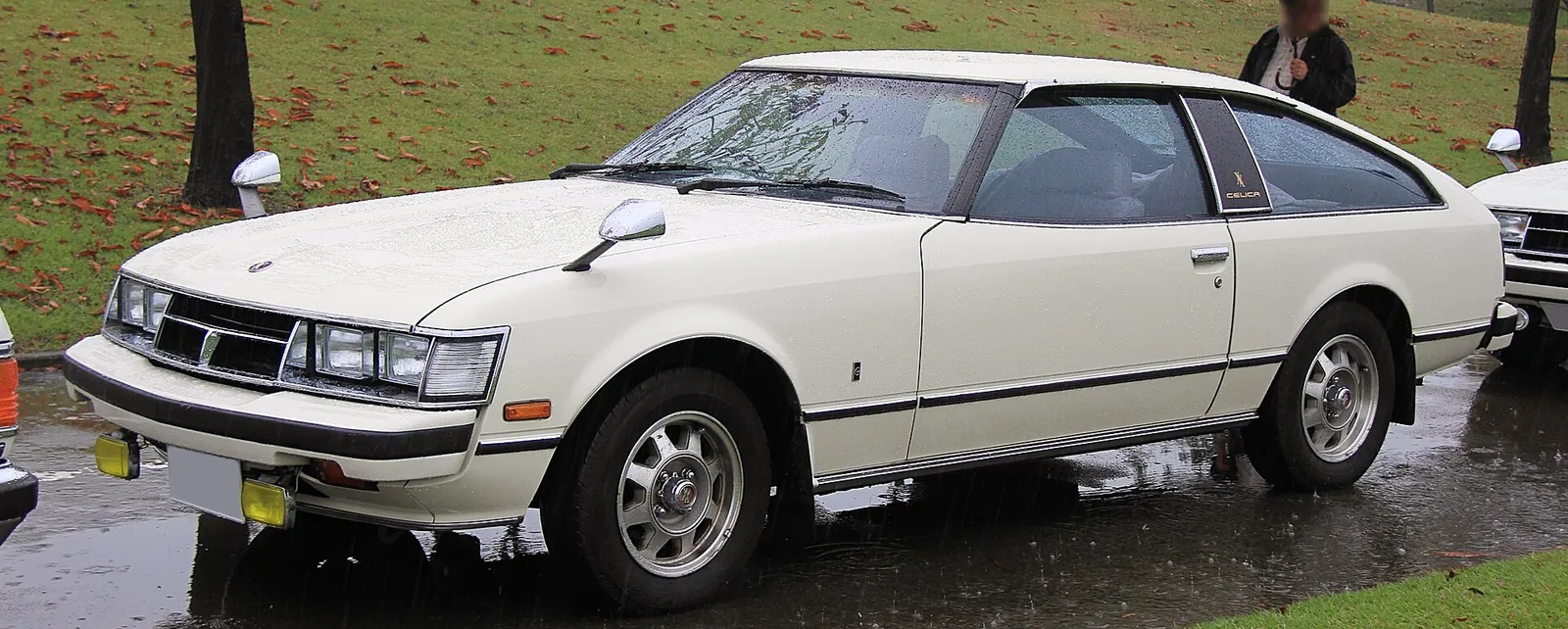 Cream 1979 Toyota Celica XX 2000G photographed in side profile
