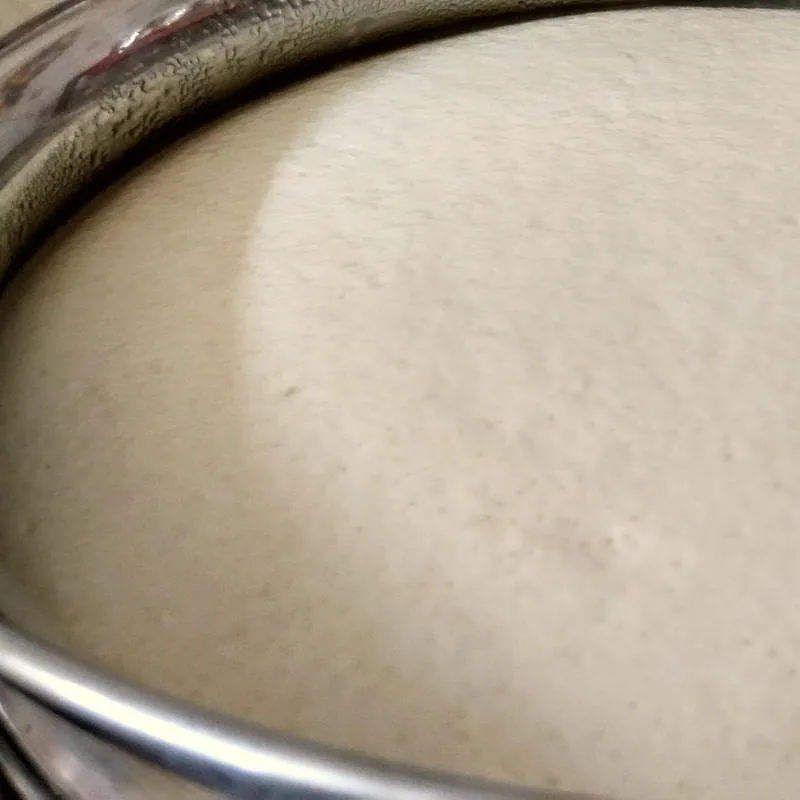 A bowl of fine white rice flour